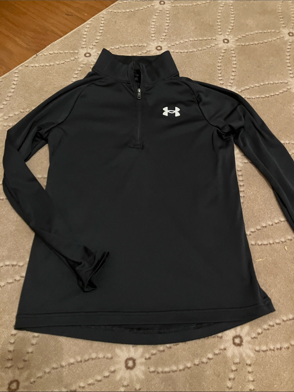 Under Armour Black Quarter-Zip Athletic Top